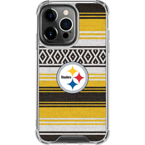 NFL Pittsburgh Steelers Trailblazer iPhone 15 Pro Clear Case